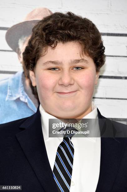 Jeremy Shinder attends the "Going in Style" New York premiere at SVA Theatre on March 30, 2017 in New York City.