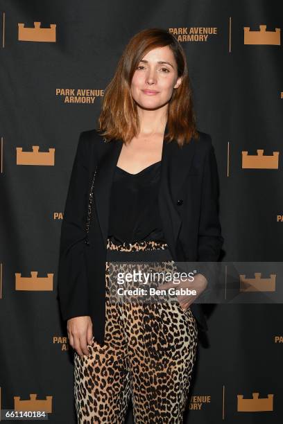 Actress Rose Byrne attends "The Hairy Ape's" Opening Night Party at the Park Avenue Armory on March 30, 2017 in New York City.