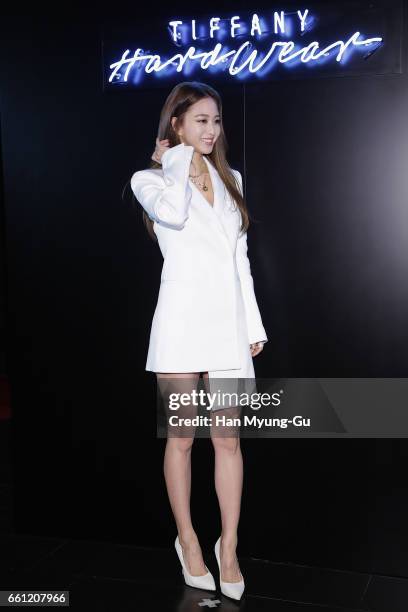 South Korean actress Han Ye-Seul attends the photocall for TIFFANY & Co. 'Tiffany HardWear' Launch on March 30, 2017 in Seoul, South Korea.