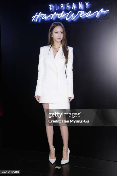 South Korean actress Han Ye-Seul attends the photocall for TIFFANY & Co. 'Tiffany HardWear' Launch on March 30, 2017 in Seoul, South Korea.