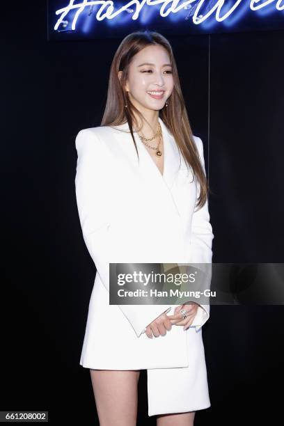 South Korean actress Han Ye-Seul attends the photocall for TIFFANY & Co. 'Tiffany HardWear' Launch on March 30, 2017 in Seoul, South Korea.