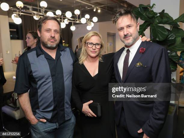 The Arquette Family attend a celebration for the Alexis Arquette Family Foundation during an intimate dinner hosted by Ketel One Vodka and Patrica...