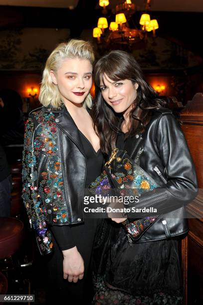 Actors Chloe Grace Moretz and Selma Blair attend the Coach & Rodarte celebration for their Spring 2017 Collaboration at Musso & Frank on March 30,...