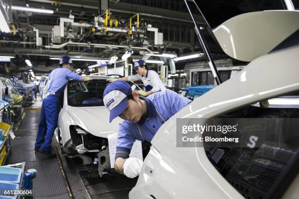 Subaru Assembly Line 31 Subaru Vehicles Production Ahead Of Tankan Announcement Stock Photos ...