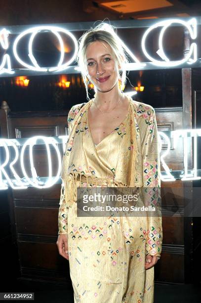 The Zoe Report Editorial Director Nicky Deam attends the Coach & Rodarte celebration for their Spring 2017 Collaboration at Musso & Frank on March...
