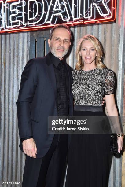 Alfred Caiola and Jaime Caiola attend the First Annual Medair Gala at Stephan Weiss Studio on March 30, 2017 in New York City.