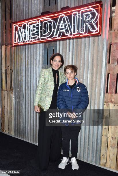 Bonnie Young and Brando Babini attend the First Annual Medair Gala at Stephan Weiss Studio on March 30, 2017 in New York City.