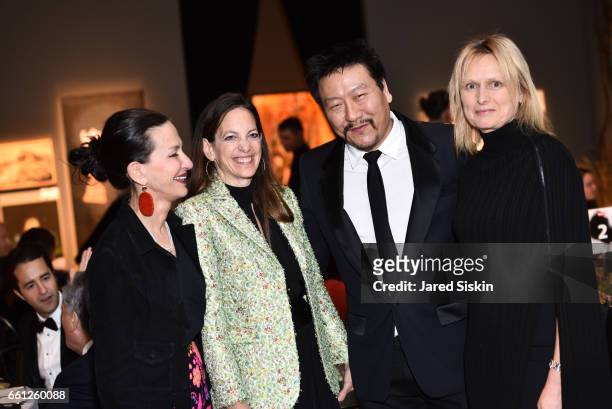 Cynthia Rowley, Bonnie Young, Lewis Yoh and Samantha Kirby Yoh attend the First Annual Medair Gala at Stephan Weiss Studio on March 30, 2017 in New...