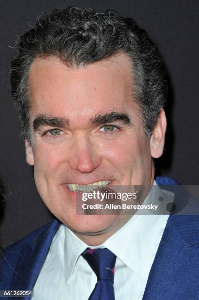 Actor Brian d'Arcy James attends the Premiere of Netflix's "13 Reasons Why" at Paramount Pictures on March 30, 2017 in Los Angeles, California.