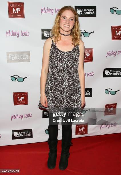 Ella Dershowitz attends the premiere of Meritage Pictures' 'Pitching Tents' on March 30, 2017 in Santa Monica, California.