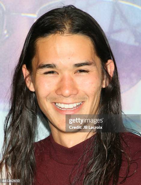 Booboo Stewart attends the premiere of Meritage Pictures' 'Pitching Tents' on March 30, 2017 in Santa Monica, California.
