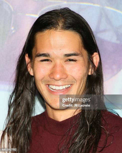 Booboo Stewart attends the premiere of Meritage Pictures' 'Pitching Tents' on March 30, 2017 in Santa Monica, California.