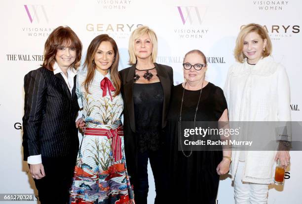 Barbara Firestone, Visionary Women Co-Founder and Executive Board Member Angella Nazarian, Anne Ruderman, Visionary Circle Member Chara Schreyer, and...