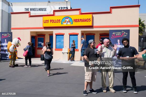 LOS ANGELES, CA General views of the 'Los Pollos Hermanos' pop-up restaurant, promoting AMC's 'Better Call Saul' in the L.A. Arts District. Thousands...