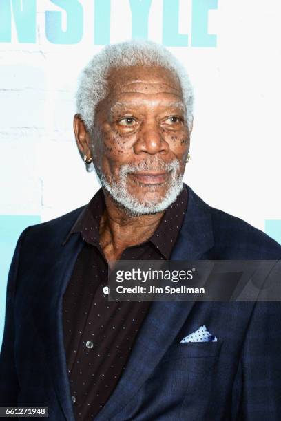 Actor Morgan Freeman attends the "Going In Style" New York premiere at SVA Theatre on March 30, 2017 in New York City.