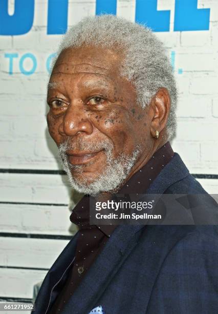 Actor Morgan Freeman attends the "Going In Style" New York premiere at SVA Theatre on March 30, 2017 in New York City.