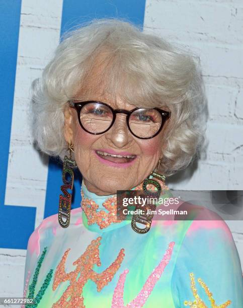 Internet personality Baddie Winkle attends the "Going In Style" New York premiere at SVA Theatre on March 30, 2017 in New York City.