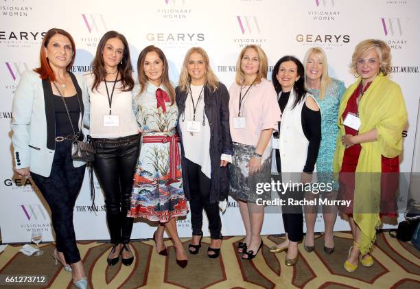 Visionary Circle's Nooshin Meshkaty, Nazila Levy, Visionary Women Co-Founder and Executive Board Member Angella Nazarian, Jenus Nourafchan, Nadia...