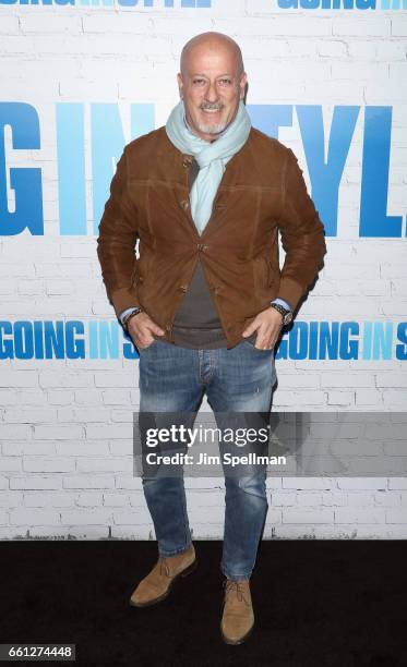 Domenico Vacca attends the "Going In Style" New York premiere at SVA Theatre on March 30, 2017 in New York City.