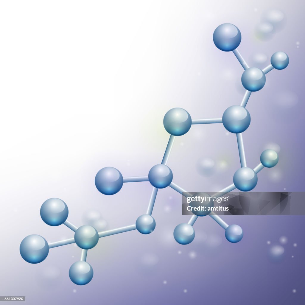 Molecular structure background