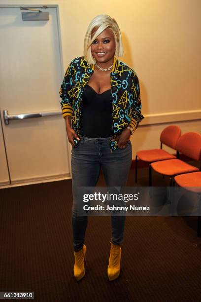 Karen Civil attends Breaking Boundaries presented by Women On The Move And HerSource With NYU & OBE at NYU on March 30, 2017 in New York City.