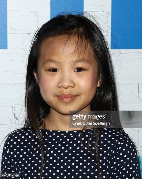 Actress Annabelle Chow attends the "Going In Style" New York premiere at SVA Theatre on March 30, 2017 in New York City.