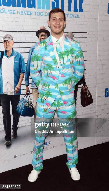 Ross Smith attends the "Going In Style" New York premiere at SVA Theatre on March 30, 2017 in New York City.