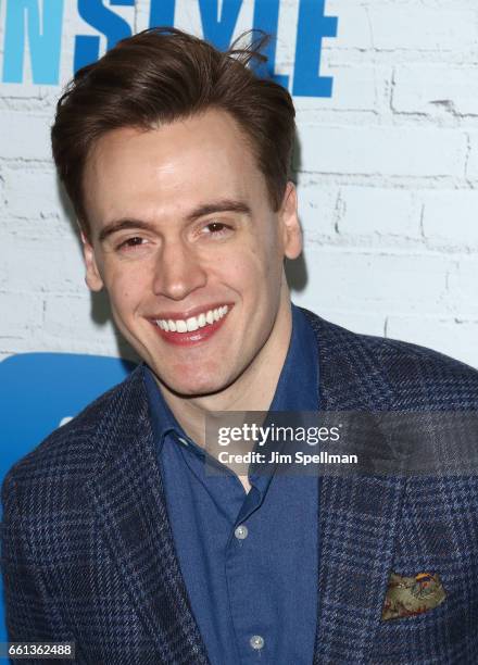 Erich Bergen attends the "Going In Style" New York premiere at SVA Theatre on March 30, 2017 in New York City.