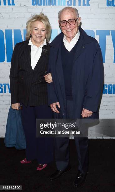 Actress Candice Bergen and Marshall Rose attend the "Going In Style" New York premiere at SVA Theatre on March 30, 2017 in New York City.