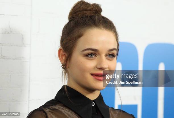Actress Joey King attends the "Going In Style" New York premiere at SVA Theatre on March 30, 2017 in New York City.