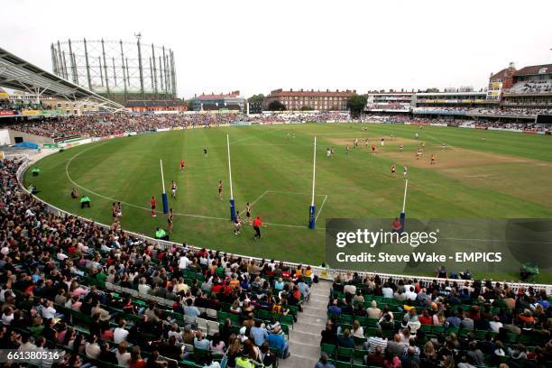 General view of the Brit Oval hosting Fremantle Dockers and West Coast Eagles