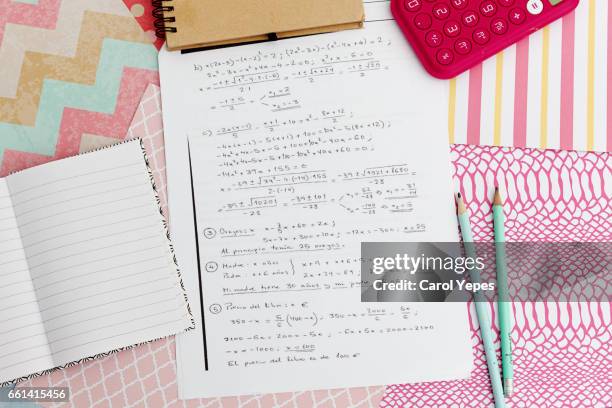 maths exams - exam papers stock pictures, royalty-free photos & images