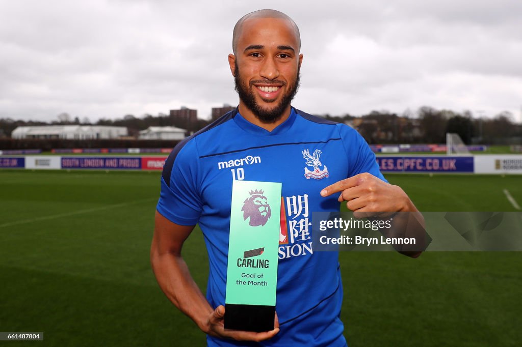 Andros Townsend is Presented with the Carling Goal of the Month Award