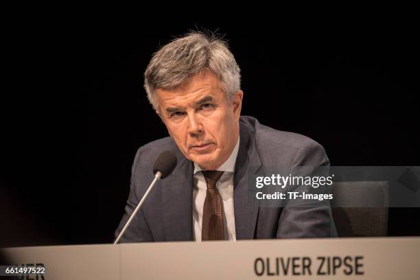 Peter Schwarzenbauer looks on during his speech at the annual accounts press conference at the BWM World in Munich, Germany on March 21, 2017.