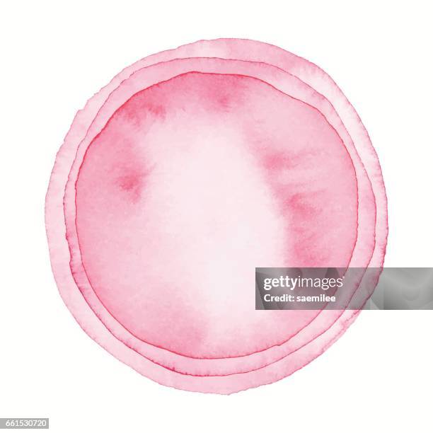 Pink Watercolor Circle Photos and Premium High Res Pictures - Getty Images