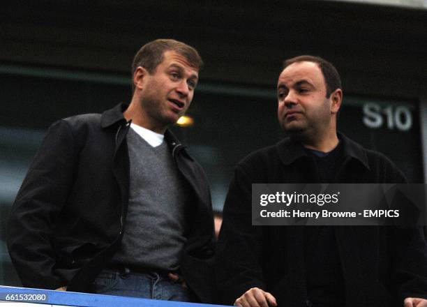 Roman Abramovich, Chelsea owner with Eugene Shvidler