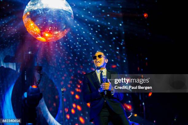 American R&B and soul singer Maxwell performs on stage at Ziggo Dome, Amsterdam, Netherlands, 25 October 2016.