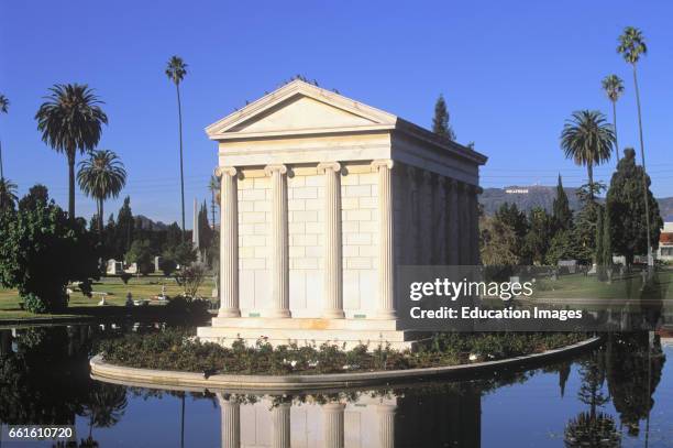 Hollywood Forever Cemetery, Los Angeles, California.