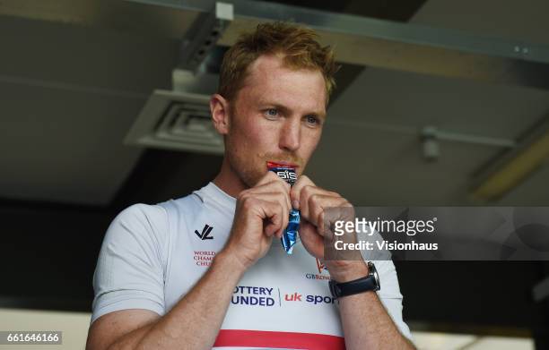 Rower Alex Gregory of the GB Olympic Rowing Team at the Redgrave Pincent Rowing Lake in Caversham, Berkshire.