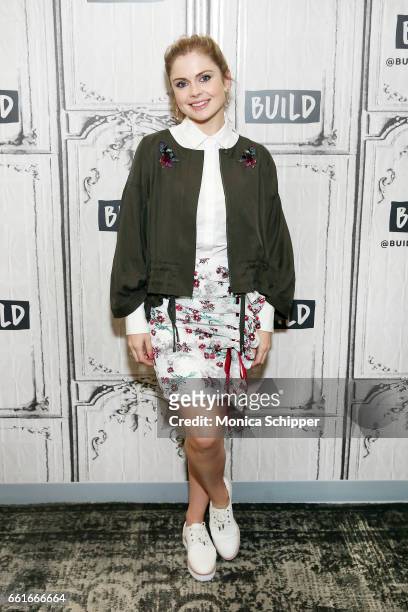 Actress Rose McIver attends Build Series Presents Rose McIver Discussing "iZombie" at Build Studio on March 31, 2017 in New York City.