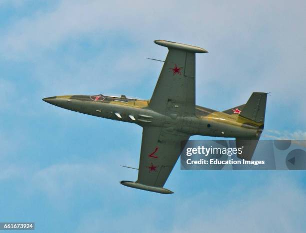 Wisconsin, Oshkosh, AirVenture 2016, Aero L-39 Albatross Jet.