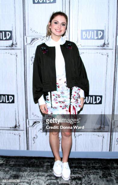 Rose McIver appears to promote "iZombie" during the BUILD Series at Build Studio on March 31, 2017 in New York City.
