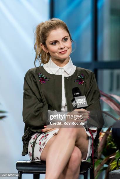 Actress Rose McIver discusses "iZombie" with the Build Series at Build Studio on March 31, 2017 in New York City.