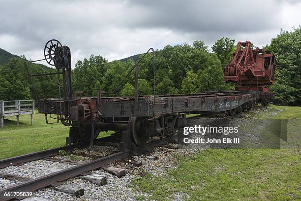 historic cass scenic railroad - west virginia scenic imagens e fotografias de stock