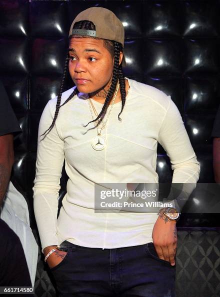 Little Ma Rapper Rapper Young M.A. attends Young M.A. Birthday Bash at Medusa Lounge ...