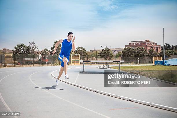 Sprintf Man 1,266 Man Sprinting Front View Stock Photos, High-Res Pictures, and ...