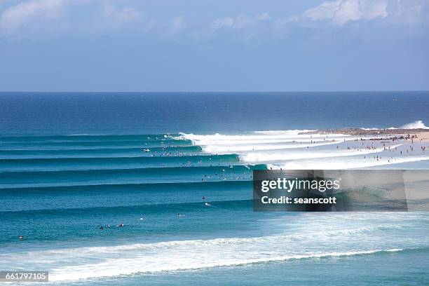 Snapper Rocks Line Uo Snapper Rocks Surf Break Gold Coast Queensland Australia High-Res Stock ...