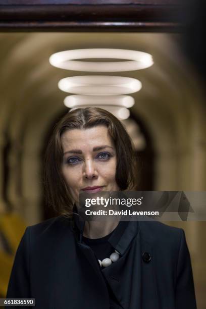 Elif Shafak, Turkish author, at the FT Weekend Oxford Literary Festival on March 31, 2017 in Oxford, England.