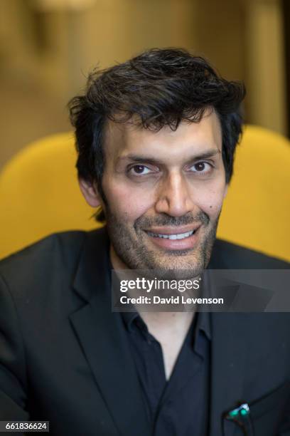 Jeetendr Sehdev, leading expert on celebrity branding, at the FT Weekend Oxford Literary Festival on March 31, 2017 in Oxford, England.