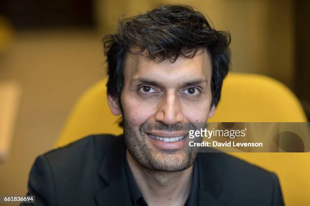 Jeetendr Sehdev, leading expert on celebrity branding, at the FT Weekend Oxford Literary Festival on March 31, 2017 in Oxford, England.